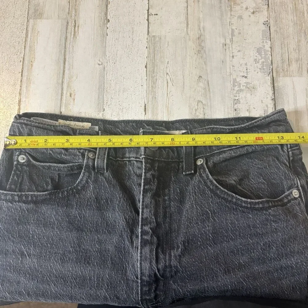 Levi’s Black 70s High Flare BIG E Zip Fly Premium Cotton Women’s Size 27 X 30 - Picture 10 of 11